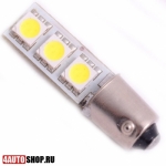   Светодиодная автолампа T4W 3 LED SMD5050 (2шт.)