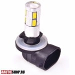  DLED Светодиодная автолампа H27 881 10 LED SMD5630 + Линза (2шт.)